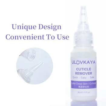Ulovkaya 30ML de Unghii Remover Cuticule Balsam Lichid Exfoliant pentru Cuticule Tratament cu Ulei de Manichiura Înmoaie Pielea Moarta de Demontare Unghii Îngrijire
