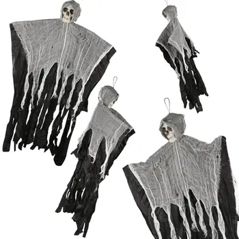 De vânzare fierbinte! Halloween Agățat Craniu Fantoma Bantuita Casa Agățat Grim Reaper Groază De Elemente De Recuzită Petrecere De Halloween Decoratiuni