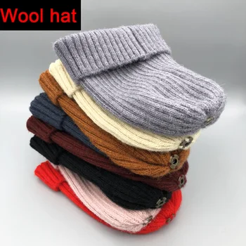 2020 Noua pălărie de iarnă de lux de calitate Fox pompom blană pălării beanie de Înaltă calitate Fete femei capota pălării de iarnă pentru femei