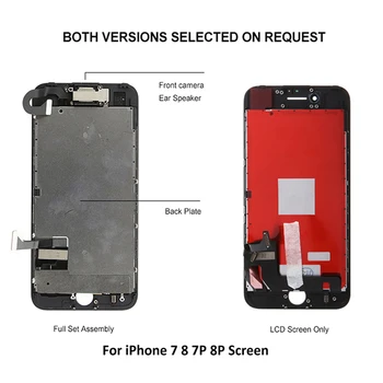 De Brand Nou AAA Set Complet LCD Pentru iPhone 7 7P 8 8P Ecran LCD Complet Digitizer LCD Înlocuirea Ansamblului Nici Mort Pixles A1660