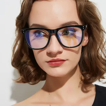 Ochelari De Calculator Transparent Pentru Femei Barbati Pentru Rame De Ochelari Anti Blue Ray Clar Moda Ochelari De Vedere Supradimensionat Lumina Albastră De Blocare