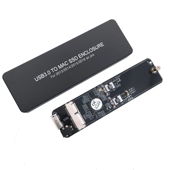 Aliaj de aluminiu SSD Cazul Calculator USB 3.0 SSD Cabina de Acasă Rechizite de Birou pentru Apple MacBook Air Pro Retina 2013///2016