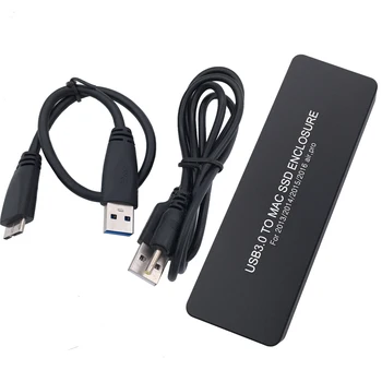 Aliaj de aluminiu SSD Cazul Calculator USB 3.0 SSD Cabina de Acasă Rechizite de Birou pentru Apple MacBook Air Pro Retina 2013///2016