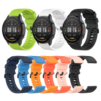 Sport Silicon Watchband Pentru Xiaomi Culoare Curea de mână pentru Mi Band Bratara Smartwatch Înlocuibile accesorii 22mm