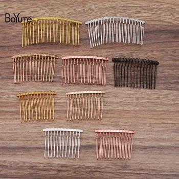 BoYuTe (20 De Bucăți/Lot) 12-15-20 Dinți De Metal Sârmă De Fier De Păr Pieptene De Par Diy Accesorii Bijuterii Handmade Materiale