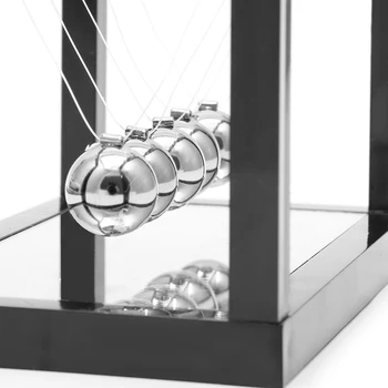Newtoni Leagăn Din Oțel Echilibru Minge De Distracție Decorare Știința Fizicii Jucărie Cadou S D14