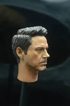 Personalizat 1/6 Război Civil Tony Stark Cap Sculpta Pentru Jucării Fierbinte Figura Corpului
