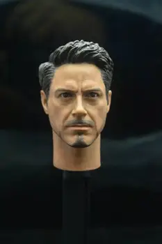 Personalizat 1/6 Război Civil Tony Stark Cap Sculpta Pentru Jucării Fierbinte Figura Corpului