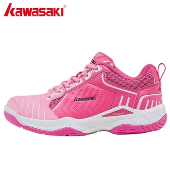 Nou Original Kawasaki Cauciuc Badminton, Pantofi Pentru Fete Și Femei Adidași De Culoare Roz, Pantofi De Sport LingFeng Seria K-162