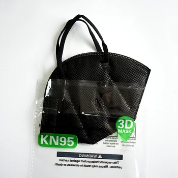 Reuseable Negru KN95 FFP2 Masca de Fata De 5 de Filtru Straturi 3D Măști de Protecție Individuală Pachet KN95 FFP2 Măști de Față Mască de Antivirus