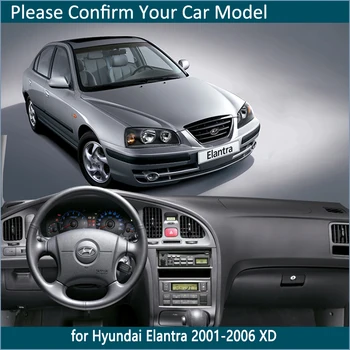 Pentru Hyundai Elantra 2001 2002 2003 2004 2005 2006 XD I30 tabloul de Bord Mat CoverDash mat Interior parasolar bord Accesorii Auto