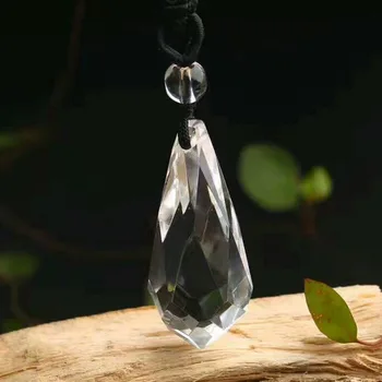 Druzy Frumoase Uimitoare Naturale Cristal De Cuarț De Vindecare Lacrimi De Înger Pandantiv Colier 7 Chakra Trata Pendul