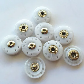 10 Buc Rotund din Plastic Snap Butonul 21mm Nailon Butoane de Ajustare pentru Palton Geaca Saci Cardigan Decor Cusut de Aprovizionare