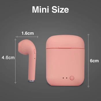 Mini2 Căști fără Fir Bluetooth Casti Cu Microfon Stereo Headset Sport Impermeabil Pavilioane Pentru Xiaomi, Huawei iphone