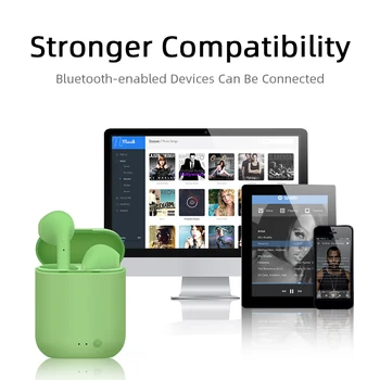 Mini2 Căști fără Fir Bluetooth Casti Cu Microfon Stereo Headset Sport Impermeabil Pavilioane Pentru Xiaomi, Huawei iphone