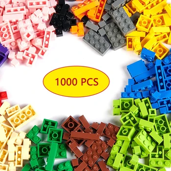 1000pcs Blocuri de Construcție În Vrac Jucării pentru Copii Mici Particule de Bricolaj Mai bun Cadou Compatibil Cu Toate Marile Cărămizi de Construcție Marci