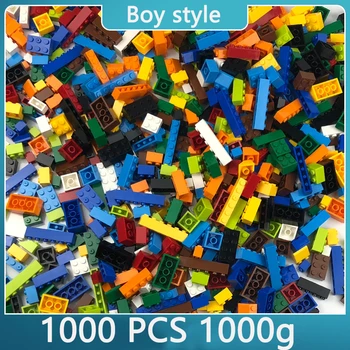 1000pcs Blocuri de Construcție În Vrac Jucării pentru Copii Mici Particule de Bricolaj Mai bun Cadou Compatibil Cu Toate Marile Cărămizi de Construcție Marci