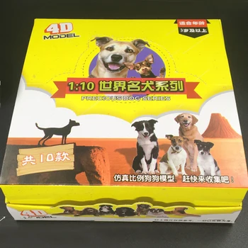 10buc/set 1:10 4D Faimosul Câine Jucării Model de Simulare pe Model Animal de Companie Drăguț Corgi Pudel Trist Pentru Masa de Acțiune Figura