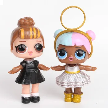 L. O. L. SURPRIZĂ! 8pcs/set Lol Surpriză Ornamente Papusa Jucărie Confetti, Sclipici Serie de Figurine Anime pentru Copii jucării pentru fete
