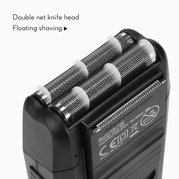 Keimei Electric aparat de Ras pentru Bărbați cu Piston Dublu Lame se Potrivesc Fata De 360 de Grade Bărbați Părul Facial de Curățare Instrument Nu Wash45