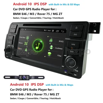 2+16 DSP IPS GPS Auto Player 1 Din Android 10 Pentru BMW E46 M3 Rover 75 MG ZT Radio Audio Stereo de Navigare GPS BT 4GWIFI DVD SD PC