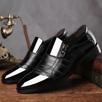Clasic pentru Bărbați Pantofi Rochie de Moda Elegant de Nunta Formale Pantofi Barbati Aluneca Pe Birou Pantofi Oxford Pentru Barbati 2020