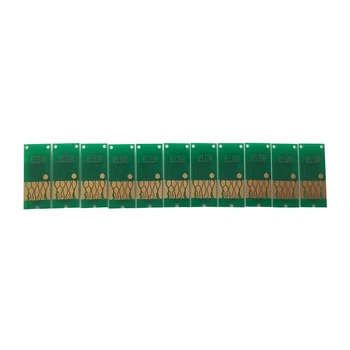 Noi 11 culori Permanente Auto Resetare chip Pentru Epson Stylus 4900 Imprimante Cartușe T6531-T6539/T653A/T653B ARC chips-uri