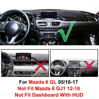 Xukey se Potrivesc Pentru Mazda 6 GL Atenza 2016 2017 tabloul de Bord Acoperi Dashmat Dash Pad Mat Umbra Soare Bord Capacul de Styling Auto Mocheta