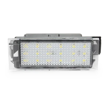 2 buc LED-uri SMD Numărul de Înmatriculare Lumini Lampa pentru Renault Inteligent de Înmatriculare Lumini pentru Renault Megane 2 Clio Laguna 2