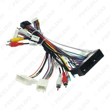 FEELDO Masina 16pin Audio Cabluri Cu Canbus Box & Amplificator Pentru KIA KX5/KX7 Hyundai Sonata 9 Stereo de Instalare de Sârmă