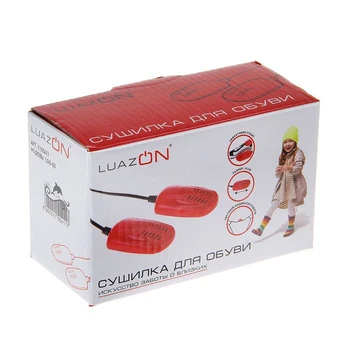Pantofi uscător de LuazON LSO-03, 12 W, indicator munca, 10 cm, rosu 1155411
