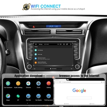 Camecho Android 9.0 Radio Auto 7