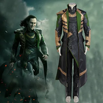 Thor Costum The Dark World Cosplay Loki Costum Complet De Seturi De Uniforme Cosplay Halloween Carnaval Barbati Costum