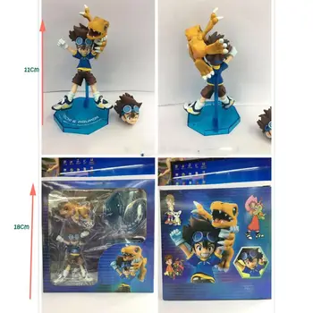 Digimon Agumon Japoneză Figura Modele de Ornamente Drăguț Produs Finit Figura Anime 11Cm Păpuși din Pvc Cifre Periferie Unisex Cadouri