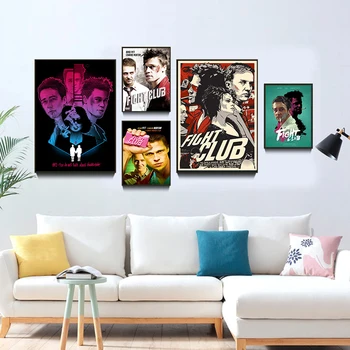 Fight Club Clasic Poster De Film Panza Pictura Postere Si Printuri Imaginile De Pe Perete Decorativ Decor Acasă