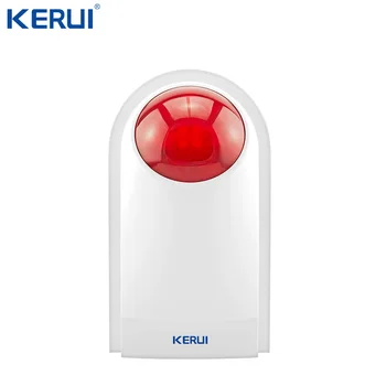 KERUI W20 Wireless Touch Panel WiFi GSM de Securitate Sistem de Alarmă Antifurt Kit APP Card RFID Camera IP de Exterior Sirena Solar
