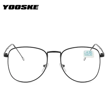 YOOSKE Brand Moypia Ochelari Femei Bărbați Vintage Ochelari de Miop Sutdent Scurt-vedere dioptrii -1.0 -1.5 -2.0 -2.5 -3.0 -3.5 -4.