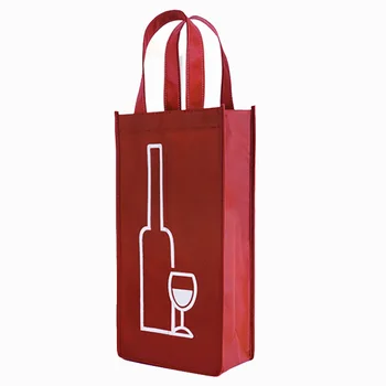 10buc Non-Țesături Vin Pungi de Cadouri Ambalare de Șampanie Oliver Suc de Suport Sticla Publicitate Promovare