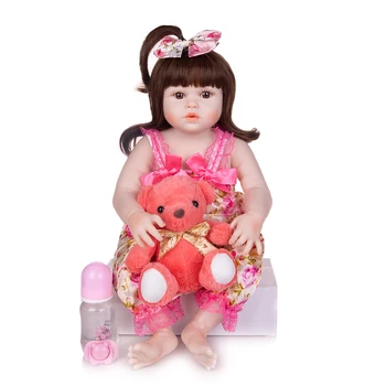 New Sosire 57 CM Silicon Corp Plin Renăscut Copii Păpuși Fantezie Păpușă Jucărie Pentru Copil Ziua de nastere Cadouri de Culcare Tovarăș de joacă, Jucărie