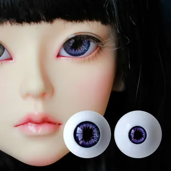 BJD papusa simulare ochi cât o minge de moda presiune ochi mingea 12mm14mm16mm18mm mici iris întuneric misterios nebuloasa ochi de culoare gri