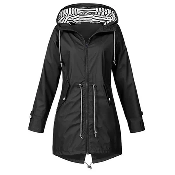 Toamna și Iarna pentru Femei haina de Ploaie Tranziție Jacheta Apus de Mult Jachetă Drumeții Sacou în aer liber Camping Vânt Jachete Paltoane