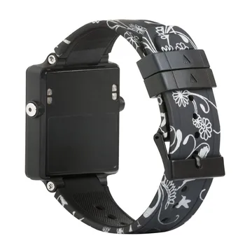 Odog Colorate din Silicon Moale de Înlocuire Curele de Ceas pentru Garmin Vivoactive Numai Dungi Smartwatch-Bratara Bratara