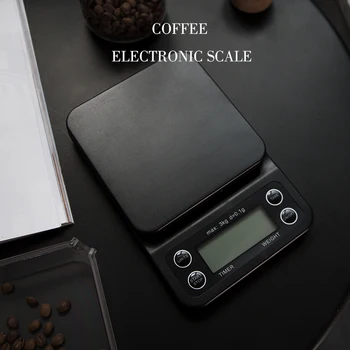 YRP Scară de Cafea Portabil de Mare Precizie LCD 3 kg 0,1 g Electronice de Cafea prin Picurare Scară Cu Timer Digital de Bucatarie V60 barista instrumente