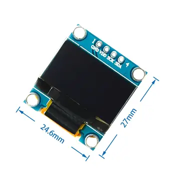 10buc Alb culoare Albastru 128X64 LCD OLED Display LED Module Pentru Arduino 0.96 I2C IIC Serial nou, original CaseI cu