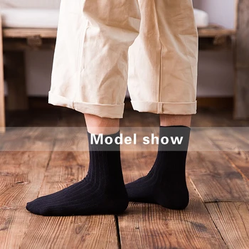 MWZHH 2019 Nou Stil Bărbați Compresie Sosete de Bumbac Bărbați Dungă de Agrement de Afaceri Șosete Rochie de Înaltă Calitate Harajuku Bărbați șosete Lungi