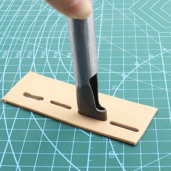 2mm 3mm 4mm DIY Foraj Biți Pielărie Puncher Plat Pumn Gaura Filtru de Tăiere cu Dalta Set de scule