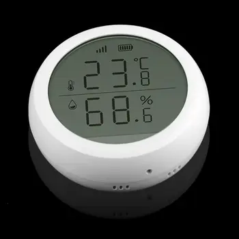 2020 EWelink Control de la Distanță Inteligent Acasă de Temperatură Și Senzor de Umiditate Cu Ecran cu LED-uri Funcționează Cu Domiciliu Asistent Tuya Hub