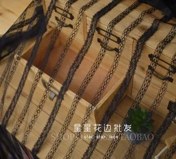 Xianmei Dungă Verticală Plasă de Dantelă Fusta Tesatura Manual DIY Îmbrăcăminte Textile Acasă Cortina de Fundal Țesături Decorative