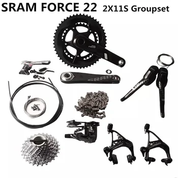 SRAM Force 22 Kit 2x11 Viteza Groupset 170 mm 175 mm Angrenajul Fata Derailleur Spate Derailleur Etrierului de Frână Drum de biciclete Biciclete Kit