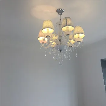 Europene cameră de zi în stil candelabru de cristal lampă lumânare moderne, sala de mese bucatarie lampa lampa dubla candelabru